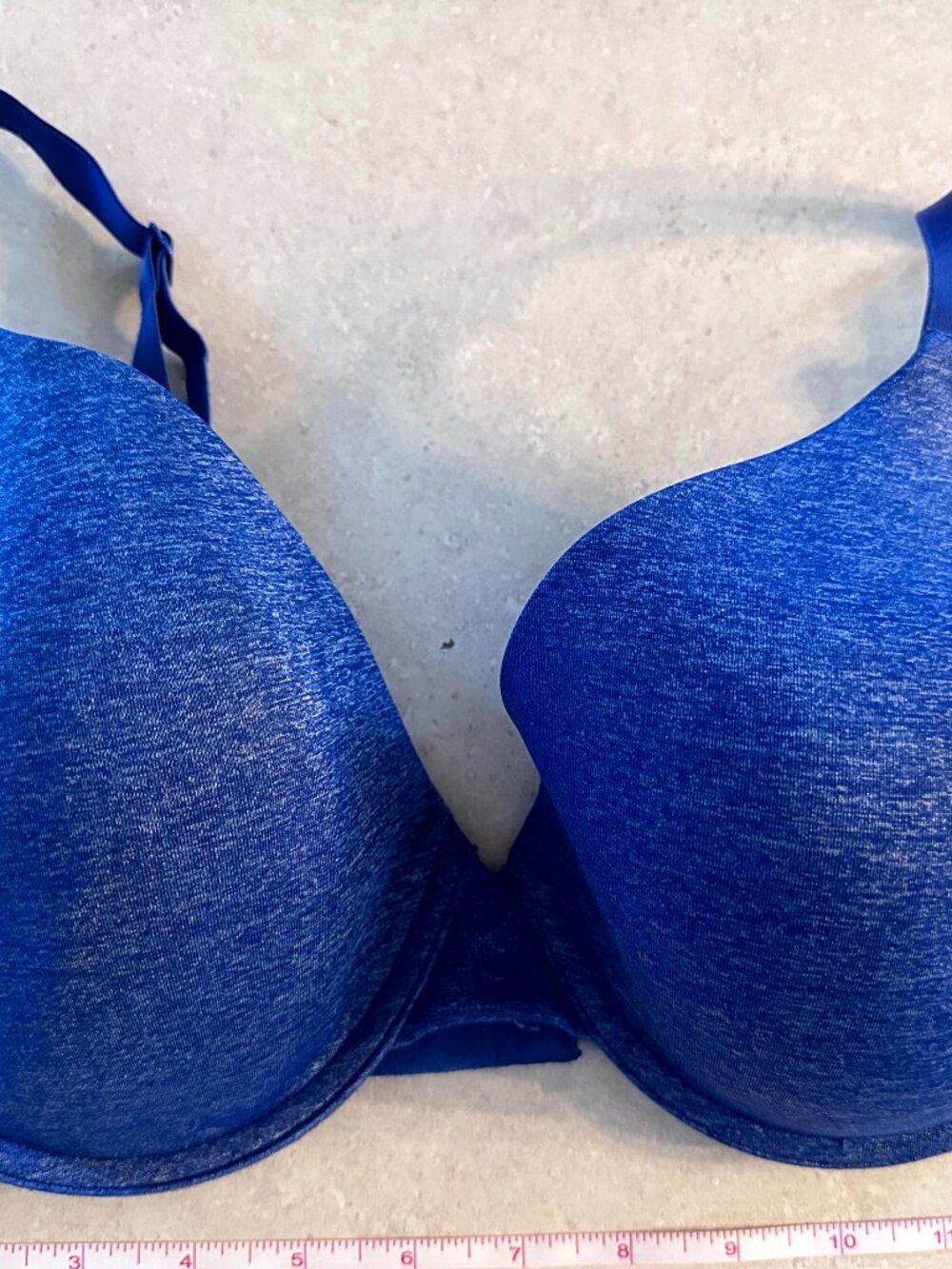 Victoria's Secret 38D Uplift Semi Demi Bra Blue/Grey